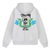 Stussy Skull Crest Zip Hoodie Grey