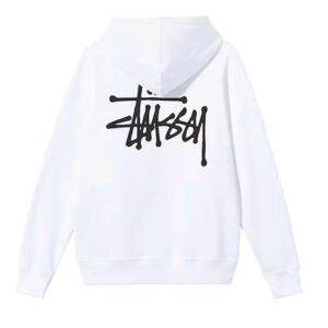 Stussy Basic Hoodie Classic White