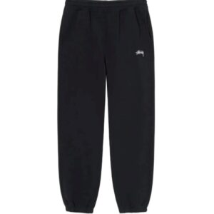 Stussy Black Pant Stock Logo