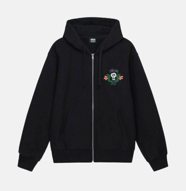 Stussy Crest Urban Zip Hoodie Streetwear Collection