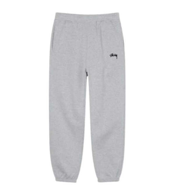 Stussy Grey Pant Stock Logo