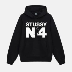 Stussy N4 Edition Black Hoodie