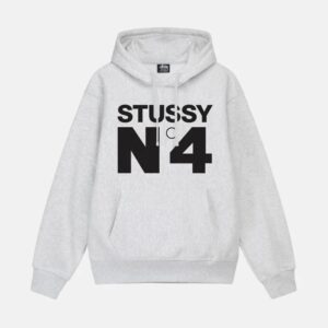 Stussy N4 Edition Grey Hoodie