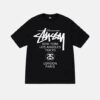 Stussy World Tour Black T-Shirt Black