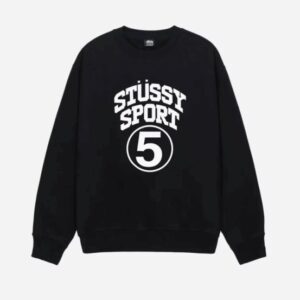 Stussy X Nike 5 Sports Crew Black