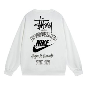 Stussy x Nike The Wide World Tribe White Crew